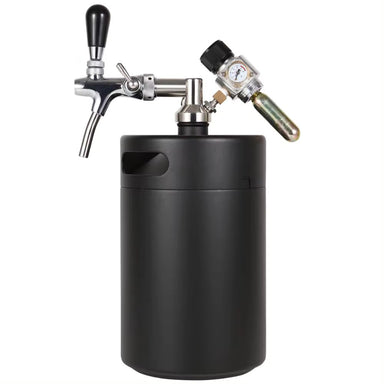 Expand your beer horizons with the 5L Mini Kegerator with Mini CO2 Regulator Kit.